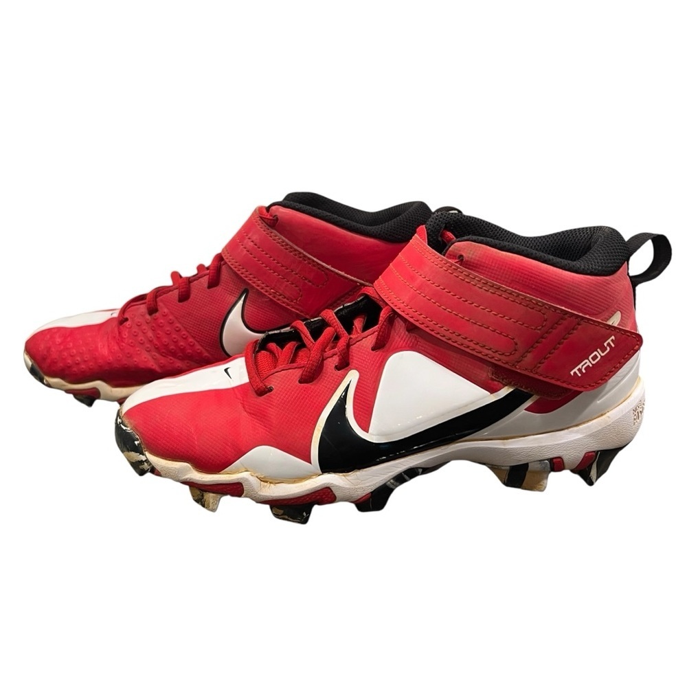 Nike Force Trout 7 Keystone Cleats Youth Kids Red Baseball CQ7642-602 Size 5Y - Picture 2 of 8